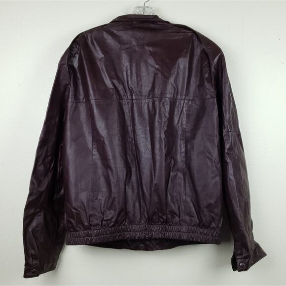 Remy | Leather Fashions Maroon Jacket, size 44 - Picture 2 of 8